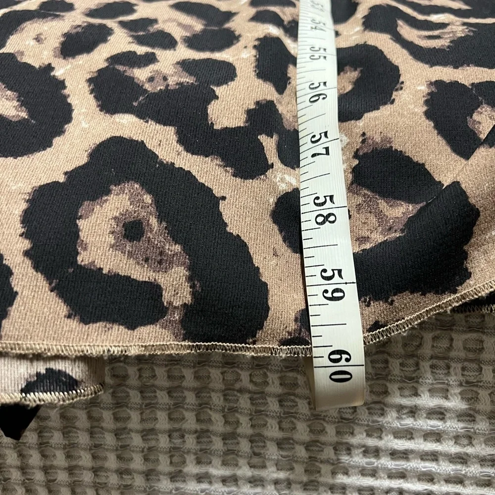 SHEIN Black and Tan Wrap Gown with Bishop Sleeves - Picture 10 of 11